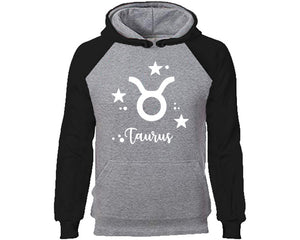 Taurus Zodiac Sign hoodie. Black Grey Hoodie, hoodies for men, unisex hoodies