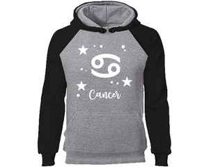 Cancer Zodiac Sign hoodie. Black Grey Hoodie, hoodies for men, unisex hoodies
