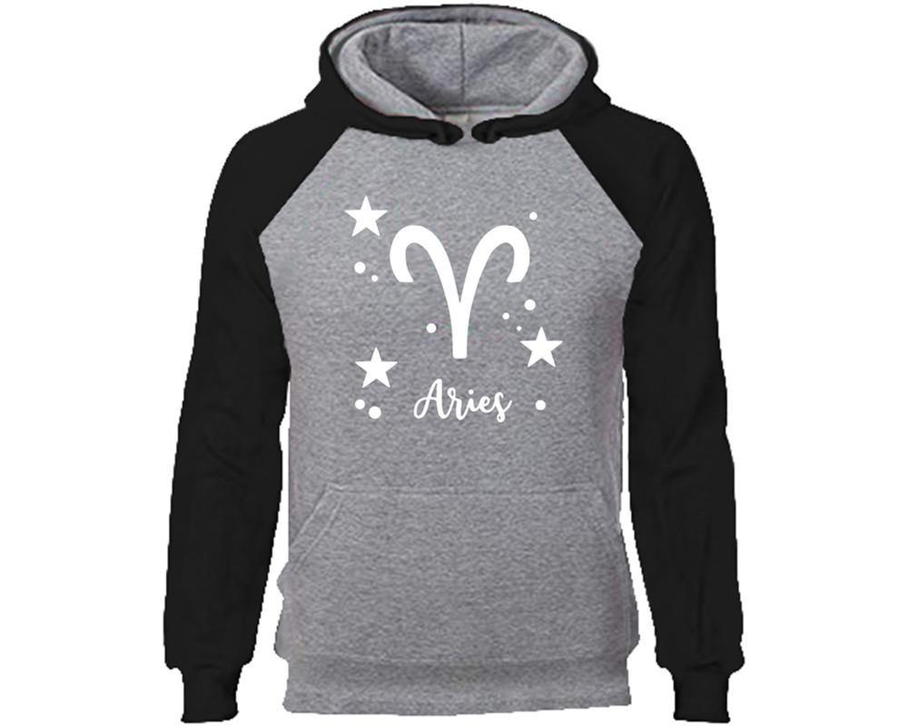 Aries Zodiac Sign hoodie. Black Grey Hoodie, hoodies for men, unisex hoodies