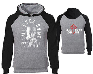 All Eyes On Me designer hoodies. Black Grey Hoodie, hoodies for men, unisex hoodies