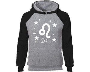 Leo Zodiac Sign hoodie. Black Grey Hoodie, hoodies for men, unisex hoodies