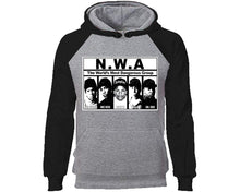 將圖片載入圖庫檢視器 NWA designer hoodies. Black Grey Hoodie, hoodies for men, unisex hoodies
