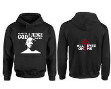 Load image into Gallery viewer, Only God Can Judge Me hoodie. Black Hoodie, hoodies for men, unisex hoodies
