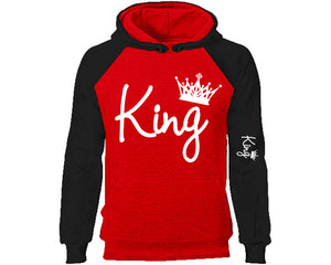 King designer hoodies. Black Red Hoodie, hoodies for men, unisex hoodies