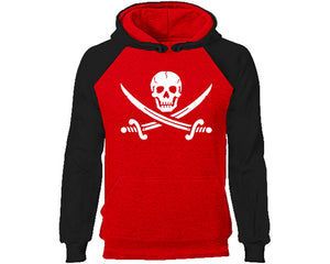 Jolly Roger designer hoodies. Black Red Hoodie, hoodies for men, unisex hoodies
