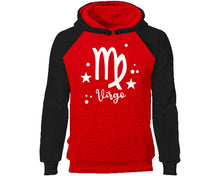 이미지를 갤러리 뷰어에 로드 , Virgo Zodiac Sign hoodie. Black Red Hoodie, hoodies for men, unisex hoodies
