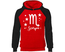 將圖片載入圖庫檢視器 Scorpio Zodiac Sign hoodie. Black Red Hoodie, hoodies for men, unisex hoodies
