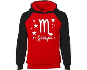 Scorpio Zodiac Sign hoodie. Black Red Hoodie, hoodies for men, unisex hoodies