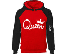 將圖片載入圖庫檢視器 Queen designer hoodies. Black Red Hoodie, hoodies for men, unisex hoodies
