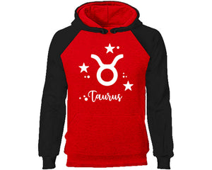 Taurus Zodiac Sign hoodie. Black Red Hoodie, hoodies for men, unisex hoodies