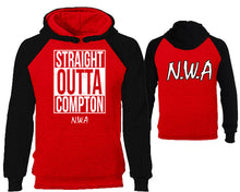 將圖片載入圖庫檢視器 Straight Outta Compton designer hoodies. Black Red Hoodie, hoodies for men, unisex hoodies
