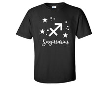 將圖片載入圖庫檢視器 Sagittarius custom t shirts, graphic tees. Black t shirts for men. Black t shirt for mens, tee shirts.
