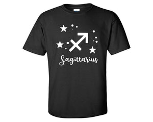 Sagittarius custom t shirts, graphic tees. Black t shirts for men. Black t shirt for mens, tee shirts.