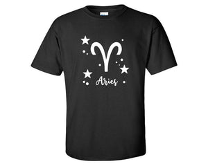 Aries custom t shirts, graphic tees. Black t shirts for men. Black t shirt for mens, tee shirts.