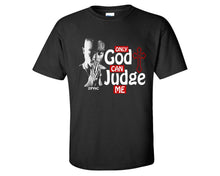 Cargar imagen en el visor de la galería, Only God Can Judge Me custom t shirts, graphic tees. Black t shirts for men. Black t shirt for mens, tee shirts.
