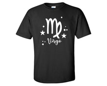 Load image into Gallery viewer, Virgo custom t shirts, graphic tees. Black t shirts for men. Black t shirt for mens, tee shirts.
