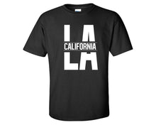 Cargar imagen en el visor de la galería, LA California custom t shirts, graphic tees. Black t shirts for men. Black t shirt for mens, tee shirts.
