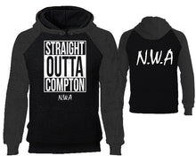將圖片載入圖庫檢視器 Straight Outta Compton designer hoodies. Charcoal Black Hoodie, hoodies for men, unisex hoodies
