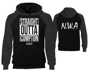 Straight Outta Compton designer hoodies. Charcoal Black Hoodie, hoodies for men, unisex hoodies
