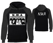 Cargar imagen en el visor de la galería, NWA designer hoodies. Charcoal Black Hoodie, hoodies for men, unisex hoodies

