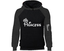 將圖片載入圖庫檢視器 Princess designer hoodies. Charcoal Black Hoodie, hoodies for men, unisex hoodies
