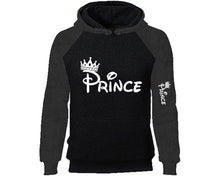 將圖片載入圖庫檢視器 Prince designer hoodies. Charcoal Black Hoodie, hoodies for men, unisex hoodies
