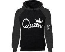 將圖片載入圖庫檢視器 Queen designer hoodies. Charcoal Black Hoodie, hoodies for men, unisex hoodies
