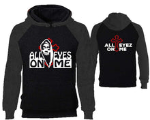 將圖片載入圖庫檢視器 All Eyes On Me designer hoodies. Charcoal Black Hoodie, hoodies for men, unisex hoodies

