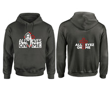 Load image into Gallery viewer, All Eyes On Me hoodie. Charcoal Hoodie, hoodies for men, unisex hoodies
