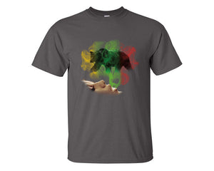 Woman Rasta Smoke Bear custom t shirts, graphic tees. Charcoal t shirts for men. Charcoal t shirt for mens, tee shirts.