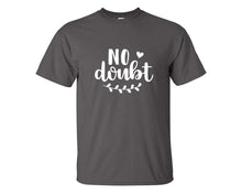 將圖片載入圖庫檢視器 No Doubt custom t shirts, graphic tees. Charcoal t shirts for men. Charcoal t shirt for mens, tee shirts.
