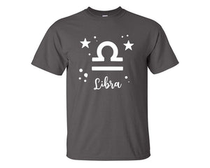 Libra custom t shirts, graphic tees. Charcoal t shirts for men. Charcoal t shirt for mens, tee shirts.