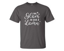 Load image into Gallery viewer, Too Glam To Give a Damn custom t shirts, graphic tees. Charcoal t shirts for men. Charcoal t shirt for mens, tee shirts.
