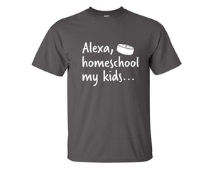 Homeschool custom t shirts, graphic tees. Charcoal t shirts for men. Charcoal t shirt for mens, tee shirts.
