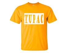 Cargar imagen en el visor de la galería, Rap Hip-Hop R&amp;B custom t shirts, graphic tees. Gold t shirts for men. Gold t shirt for mens, tee shirts.
