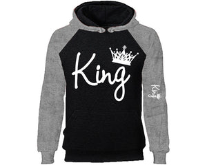 King designer hoodies. Grey Black Hoodie, hoodies for men, unisex hoodies