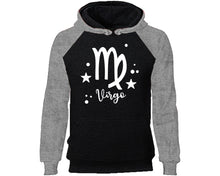 Charger l&#39;image dans la galerie, Virgo Zodiac Sign hoodie. Grey Black Hoodie, hoodies for men, unisex hoodies
