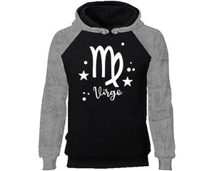 Virgo Zodiac Sign hoodie. Grey Black Hoodie, hoodies for men, unisex hoodies