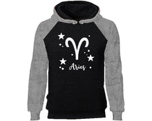將圖片載入圖庫檢視器 Aries Zodiac Sign hoodie. Grey Black Hoodie, hoodies for men, unisex hoodies
