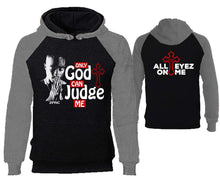 Cargar imagen en el visor de la galería, Only God Can Judge Me designer hoodies. Grey Black Hoodie, hoodies for men, unisex hoodies
