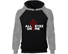 Görseli Galeri görüntüleyiciye yükleyin, All Eyes On Me designer hoodies. Grey Black Hoodie, hoodies for men, unisex hoodies
