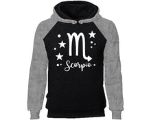 將圖片載入圖庫檢視器 Scorpio Zodiac Sign hoodie. Grey Black Hoodie, hoodies for men, unisex hoodies
