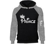 將圖片載入圖庫檢視器 Prince designer hoodies. Grey Black Hoodie, hoodies for men, unisex hoodies
