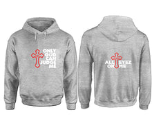이미지를 갤러리 뷰어에 로드 , Only God Can Judge Me hoodie. Sports Grey Hoodie, hoodies for men, unisex hoodies
