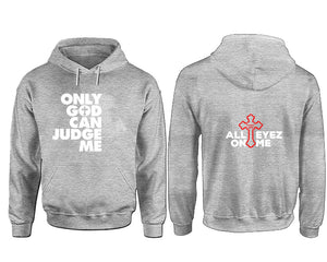 Only God Can Judge Me hoodie. Sports Grey Hoodie, hoodies for men, unisex hoodies