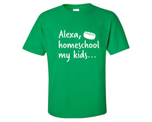Homeschool custom t shirts, graphic tees. Irish Green t shirts for men. Irish Green t shirt for mens, tee shirts.