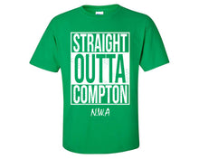 Cargar imagen en el visor de la galería, Straight Outta Compton custom t shirts, graphic tees. Irish Green t shirts for men. Irish Green t shirt for mens, tee shirts.
