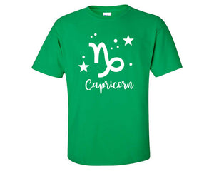 Capricorn custom t shirts, graphic tees. Irish Green t shirts for men. Irish Green t shirt for mens, tee shirts.