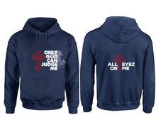 이미지를 갤러리 뷰어에 로드 , Only God Can Judge Me hoodie. Navy Blue Hoodie, hoodies for men, unisex hoodies
