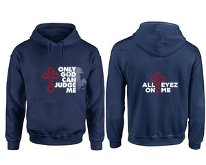 Only God Can Judge Me hoodie. Navy Blue Hoodie, hoodies for men, unisex hoodies